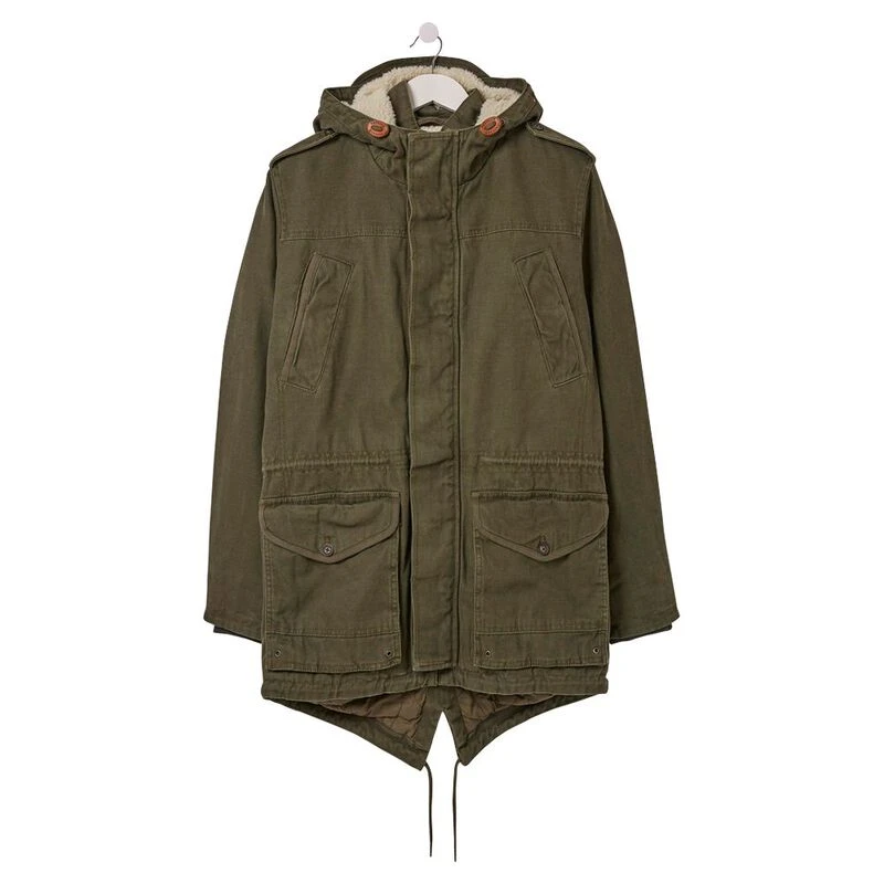 Cotton parka mens hot sale
