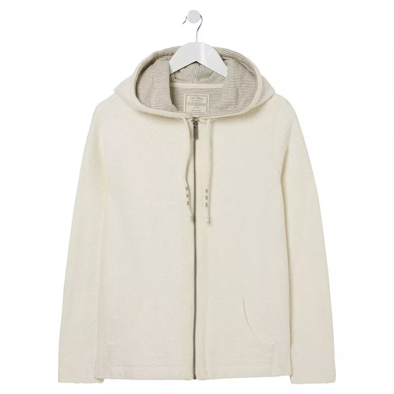 Fat Face Womens Hemsby Zip Thru Hoodie Ivory Sportpursuit