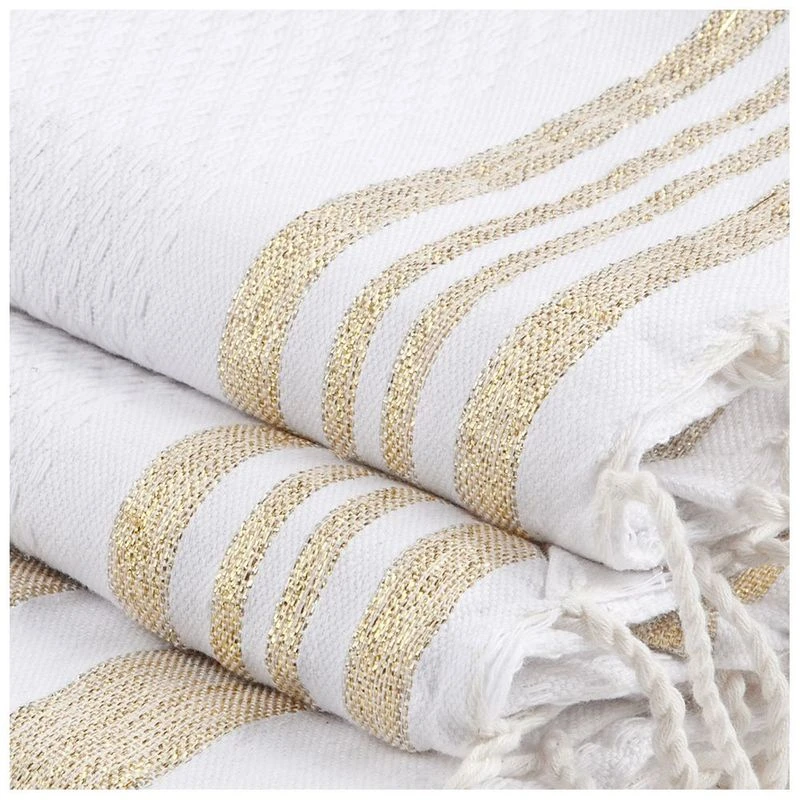 White and gold bath towels hotsell