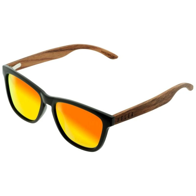 Feler Regular Hibrid 2 Polarised Sunglasses Black Red Sportpursuit
