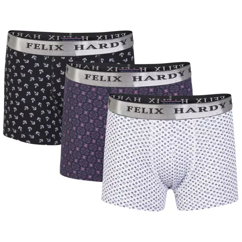 Felix Hardy Mens Classic Boxers 3 Pack Patterned Sportpursuit Com