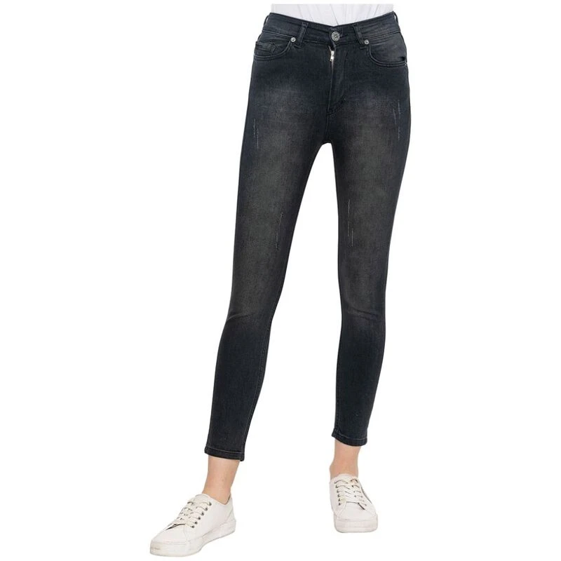 Felix Hardy Womens Slim Fit Jeans (Black)