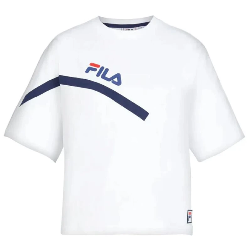 Tee shirt fila femme blanc sale