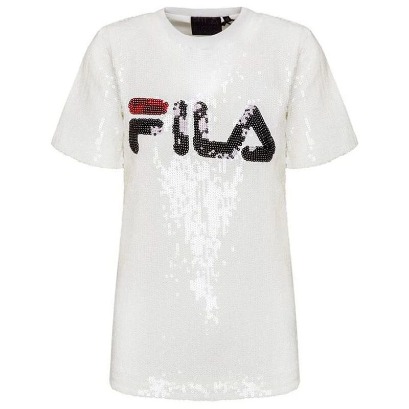 Tee shirt fila femme blanc cheap