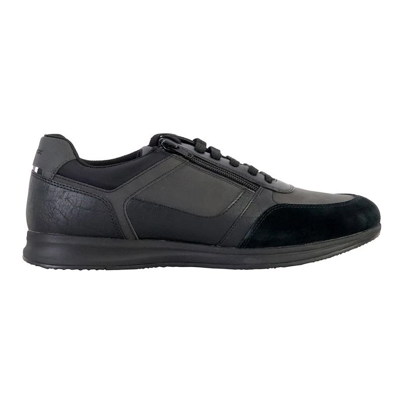 Geox Mens Avery NBK Casual Shoes Black Sportpursuit