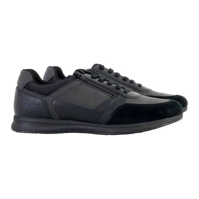 Geox Mens Avery NBK Casual Shoes Black Sportpursuit
