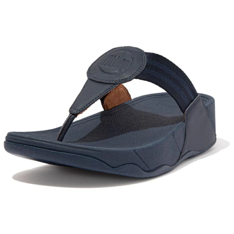 Ladies navy cheap toe post sandals