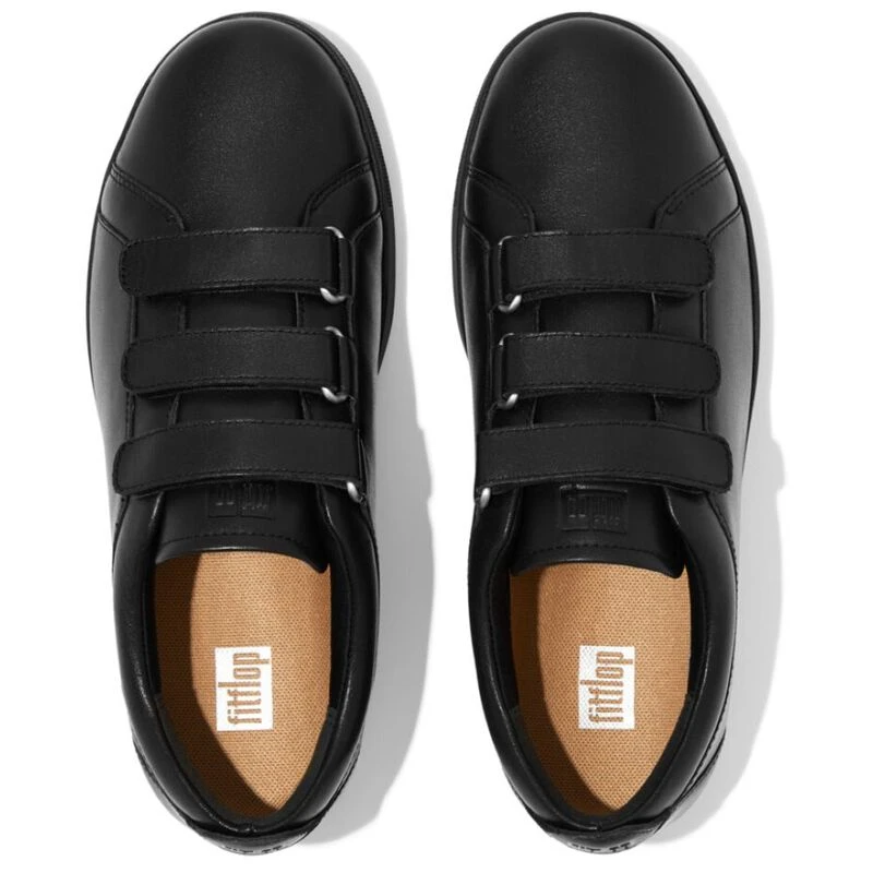 Fitflop Womens Rally Quick Stick Fastening Casual Shoes (All Black)