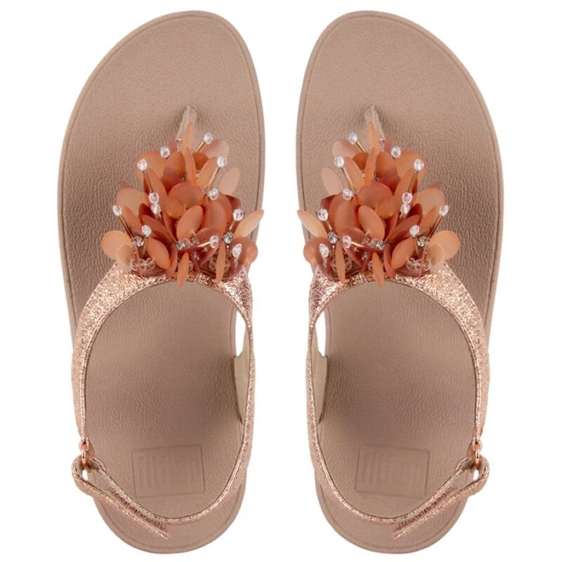 FitFlop Womens Boogaloo TM Backstrap Sandals Rose Gold Sportpursui