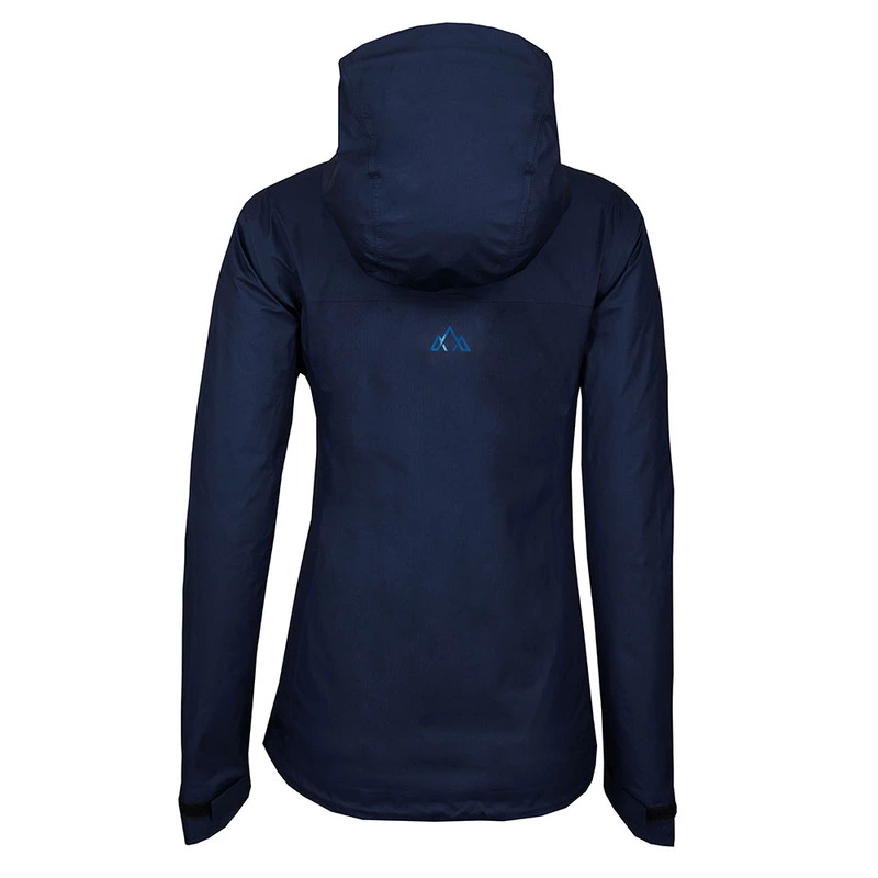Womens Skjold Packable Waterproof Jacket Navy Cobalt Fjern