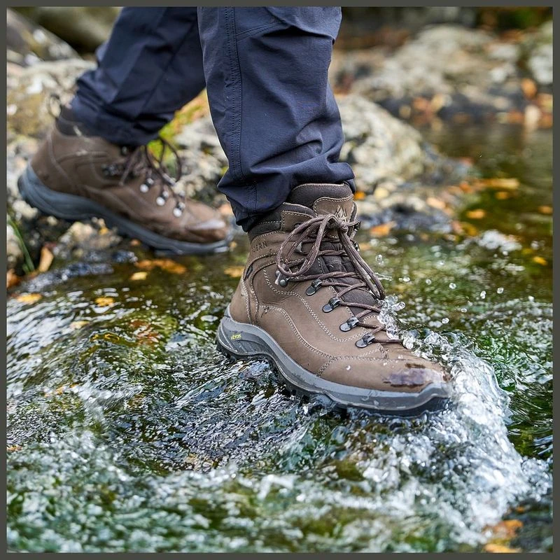 Fjern Mens Sokande Hiking Boots Sandstone Sportpursuit
