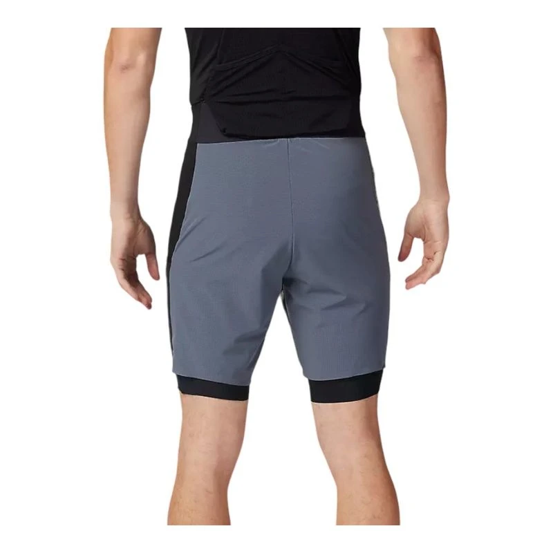 Fox Mens Flexair Ascent Bib Shorts Graphite Sportpursuit