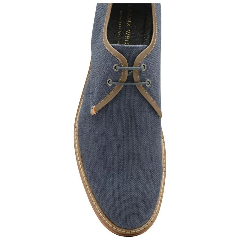 Frank Wright Mens Evans Shoes Navy Canvas Sportpursuit