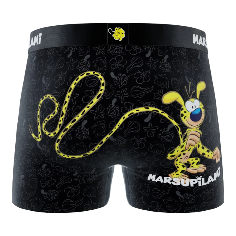 Freegun 4 PACK PRINTED - Boxers - Orange Noir Jaune Bleu/orange