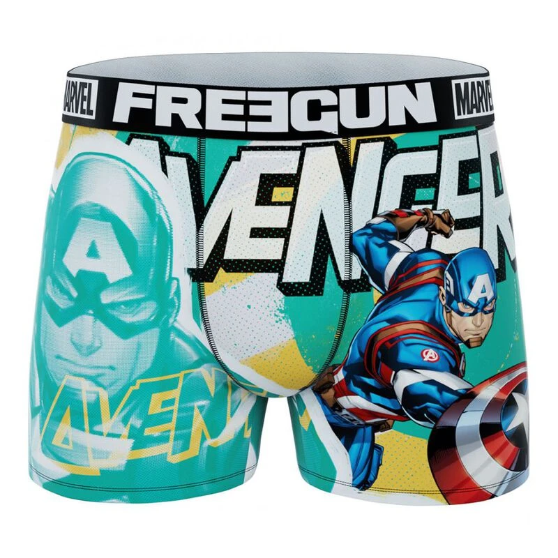 Freegun Sous vetements Marvel Homme Bleu Vert Orange Violet privat