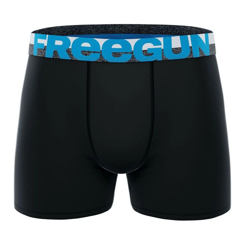 Freegun Herren Boxershorts 6er Pack - Baumwolle Uni Boxershorts Für Alltag & Sport