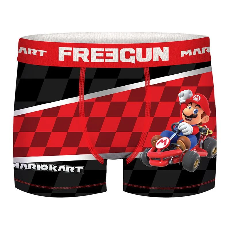 Freegun Sous vetements Mario Kart Homme Rouge Orange privatesports