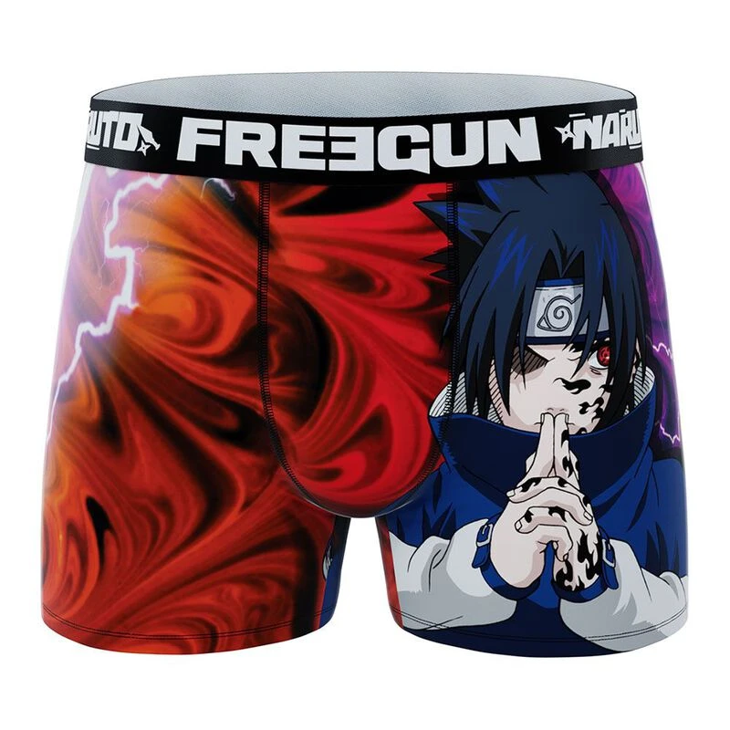 Freegun Mens Naruto Classic Underwear (Red/Black/Blue/Yellow)