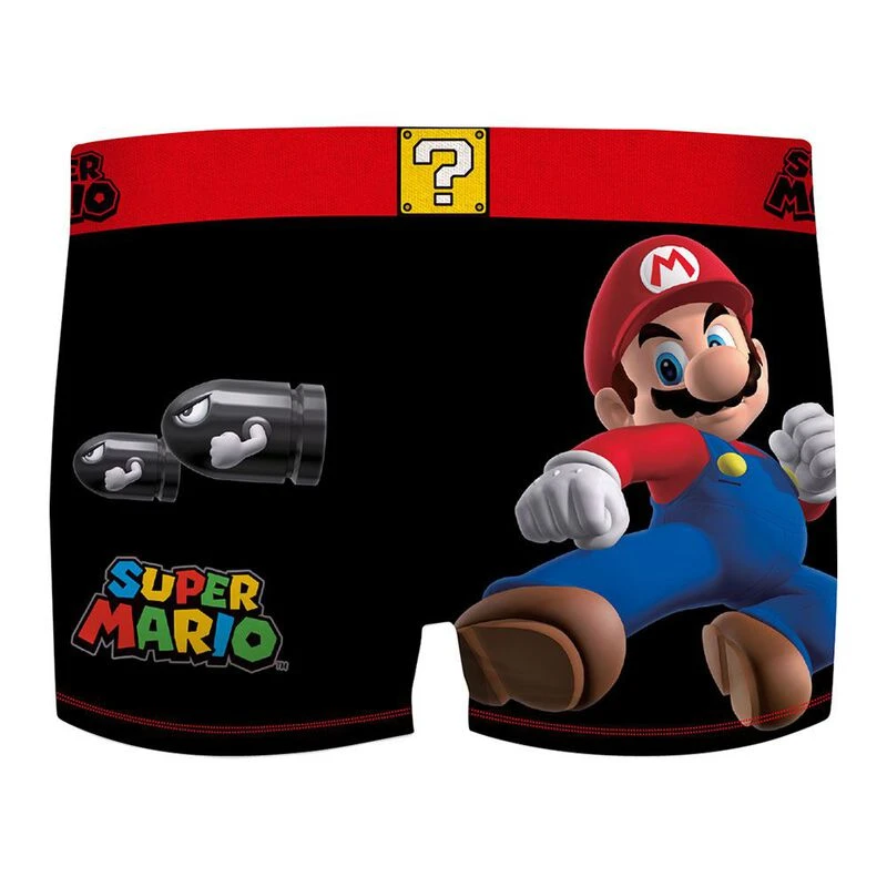 Freegun Mens Super Mario Bros Underwear (Blue/Orange)