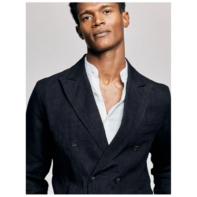 Frescobol Carioca Mens Zanini Blazer Dark Navy Blue Sportpursuit.c