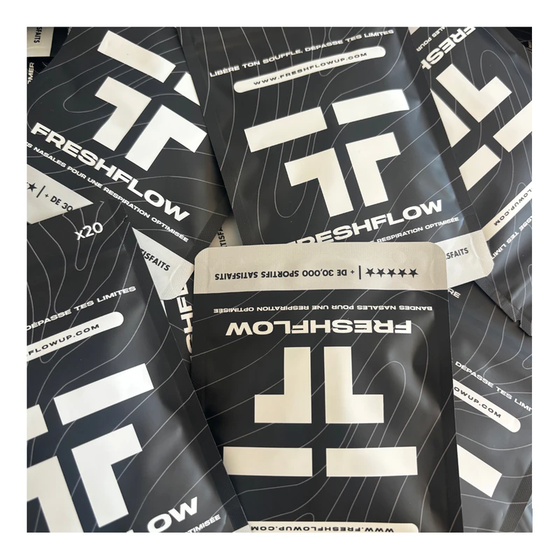 Freshflow Appareil respiratoire 1 sachet Bandes Nasales (Noir) | priva