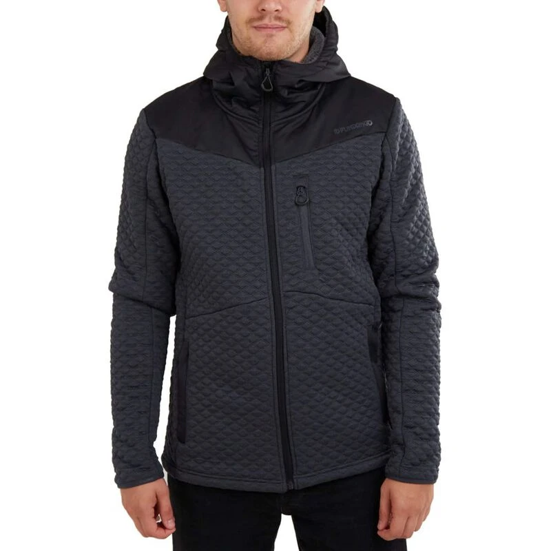 Fundango OBSIDIAN Hybrid Jacket men fleece sweater - black