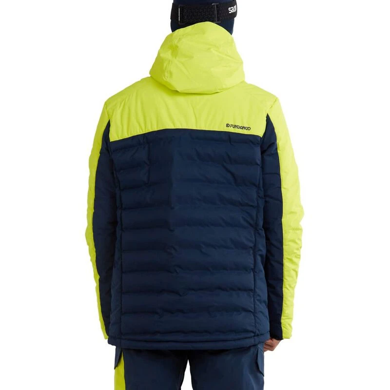 Fundango Mens Willow Padded Jacket Lime Sportpursuit