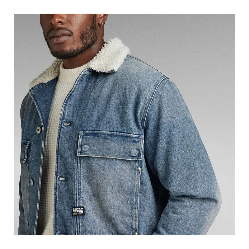Veste Coupe-Vent G-Star Raw - Bleu Et Blanc - Style Gymbag/Street - Neuf Avec Étiquettes