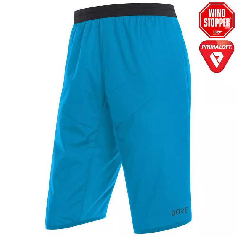 GORE Mens C5 Windstopper Insulated Cycling Shorts Dynamic Cyan Spo