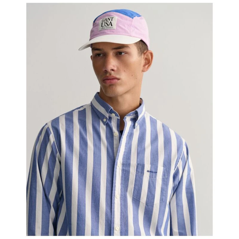 Gant Mens Broadcloth Stripe Shirt (College Blue)