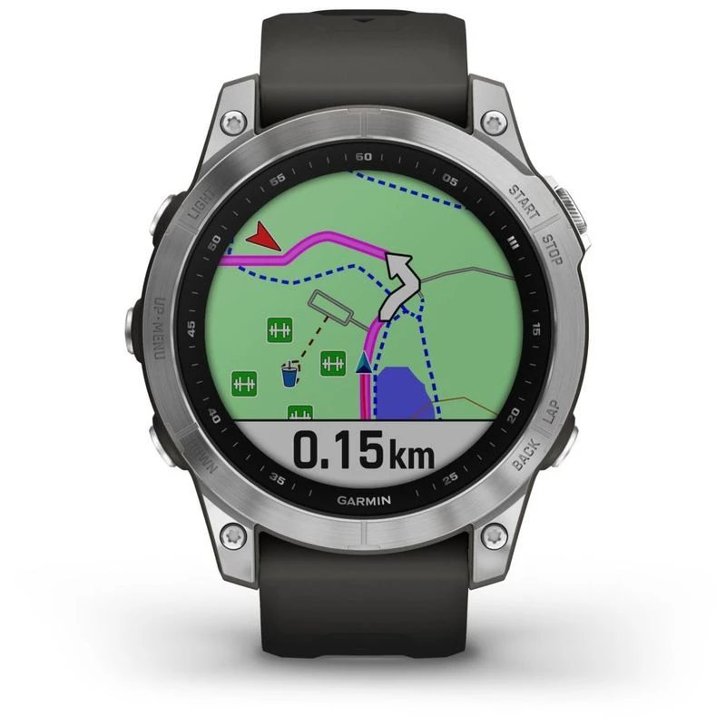 Garmin fenix 7 Standard Edition Watch (Graphite/Silver) | Sportpursuit