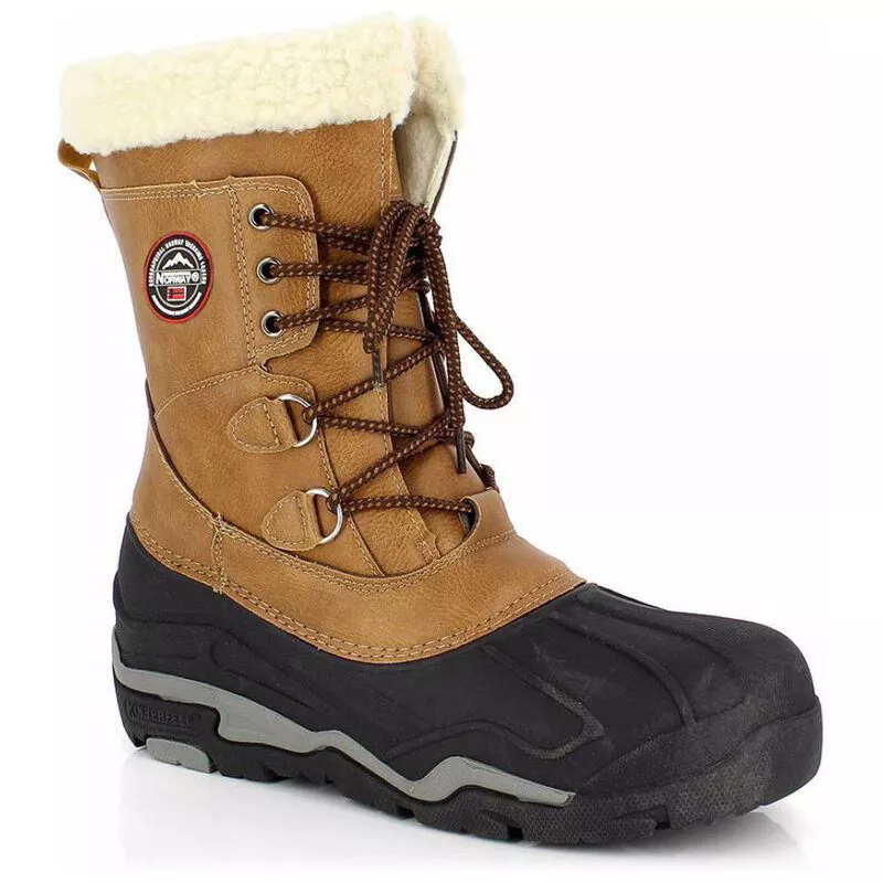 Geographical Norway Mens Carl Boots (Maroon) | Sportpursuit.com