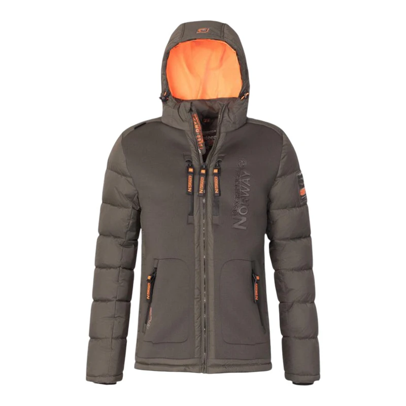 Geographical Norway Mens Beachwood Down Jacket (Green) | Sportpursuit.