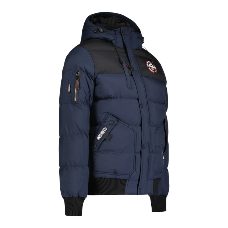 Geographical Norway Parka Softshell Marine Homme Royaute WW1973H - Veste Imperméable Avec Capuche