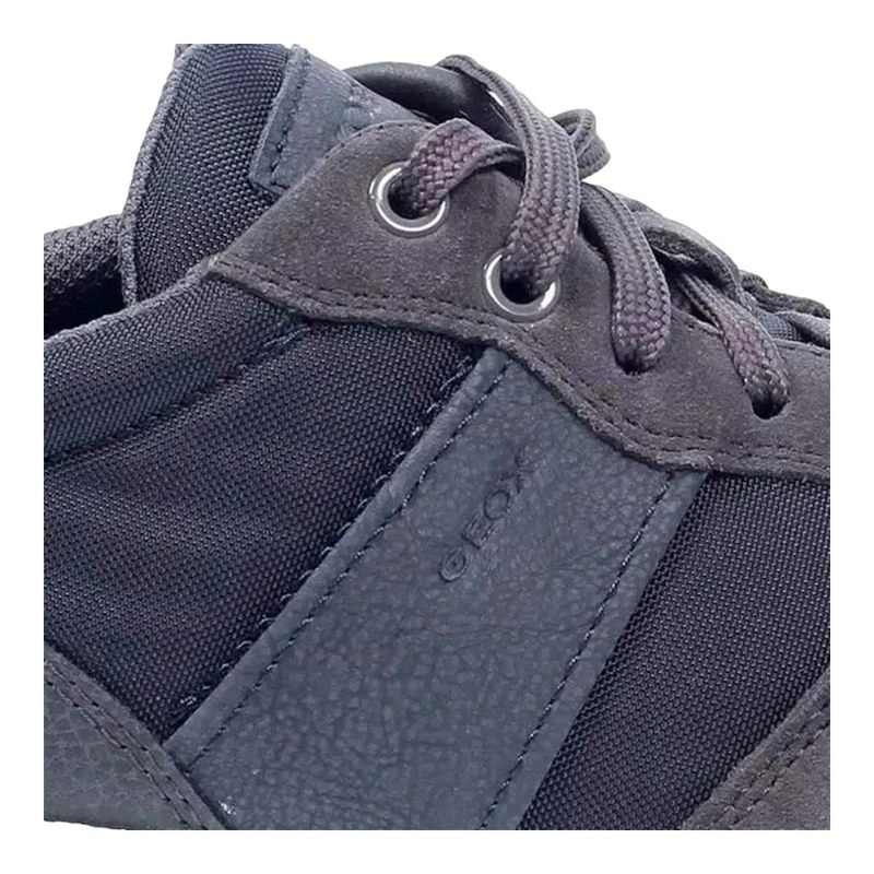 Zapatillas Geox U Molveno Para Hombre - Gamuza Y Nailon, Transpirables, Estilo Retro Running, Cómodas