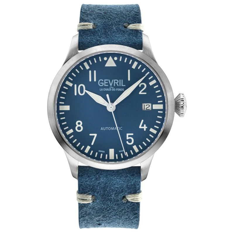 Gevril Mens Vaughn Watch Blue Sportpursuit