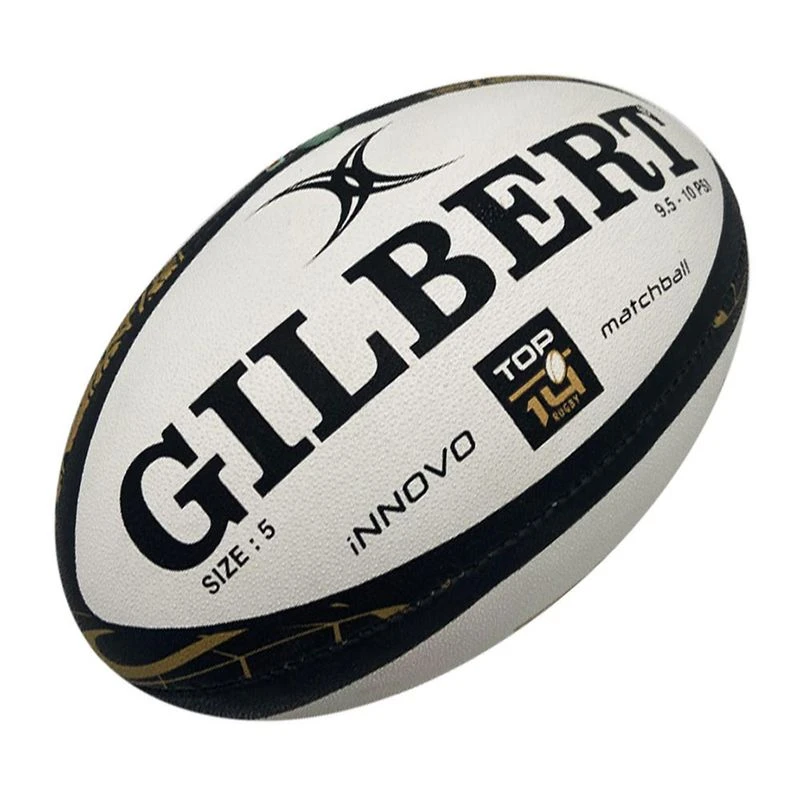 Porte-clés Ballon Rugby FC Grenoble Gilbert - Accessoire Supporter Blanc/bleu/rouge