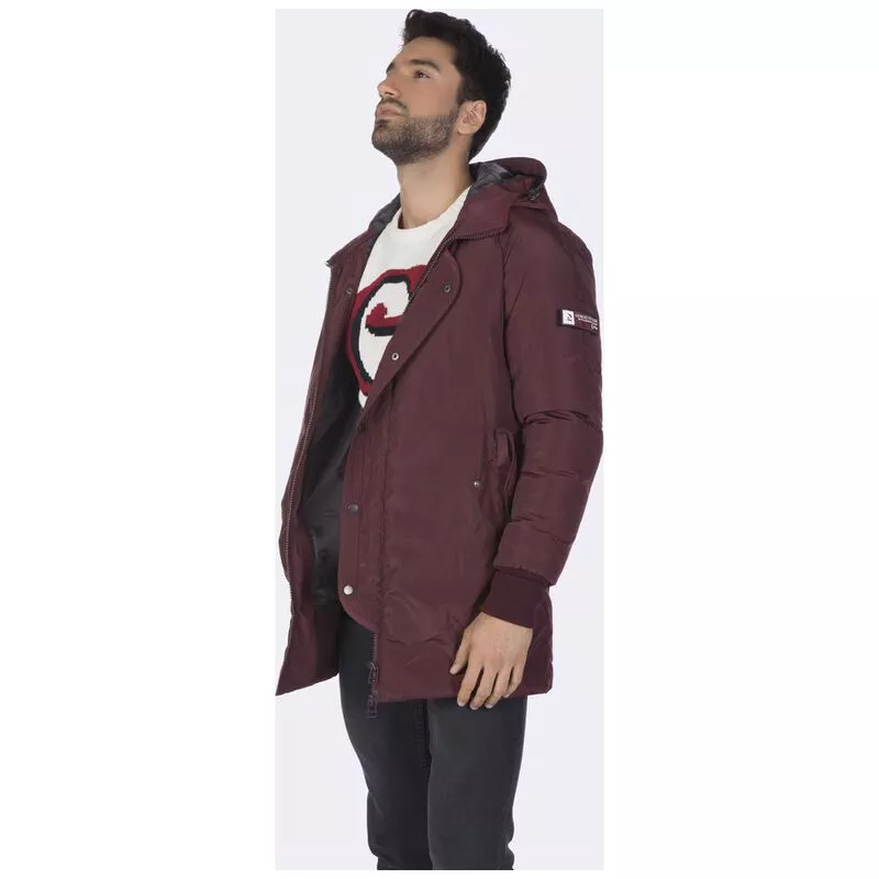 Giorgio Di Mare Mens Winter Coat Bordeaux Sportpursuit