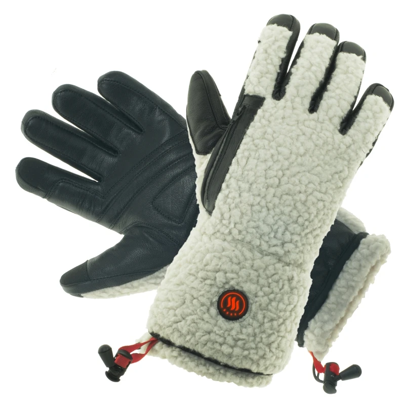Glovii Heated Gloves (Beige/Black)