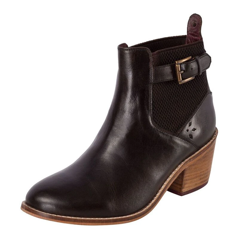 GoodwinSmith Womens Ladies Chloe Brown Heeled Chelsea Boot Brn Casual