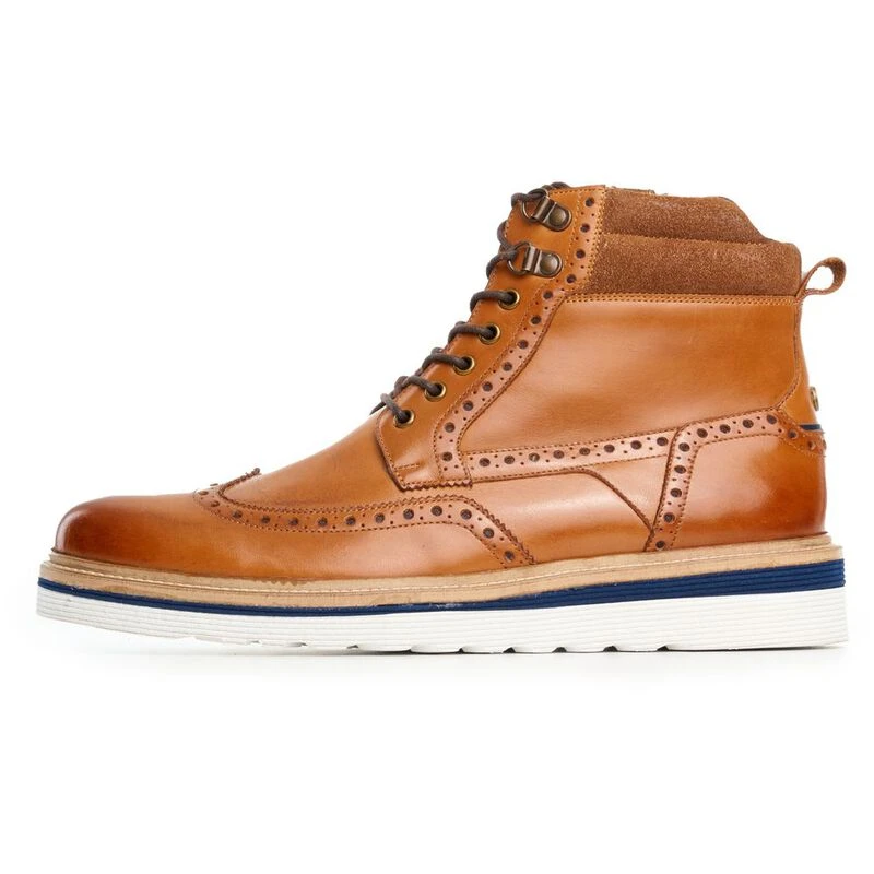Goodwin Smith Mens Linton Brogue Boots (Tan) | Sportpursuit.com display picture 1