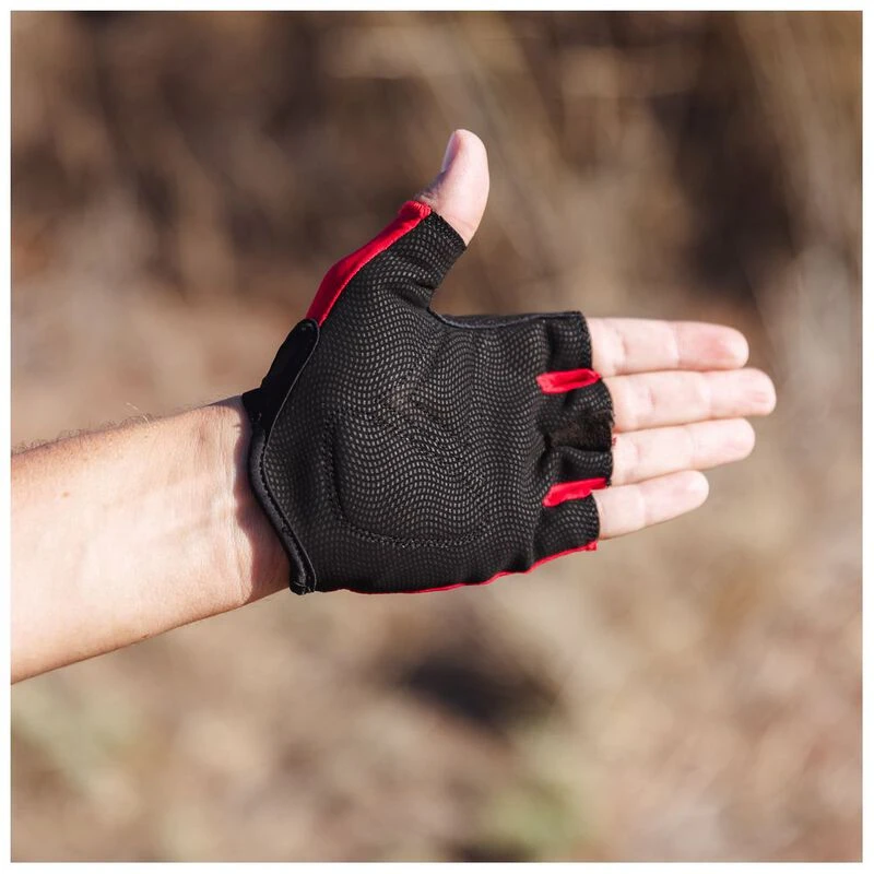 Padded fingerless cycling gloves cheap