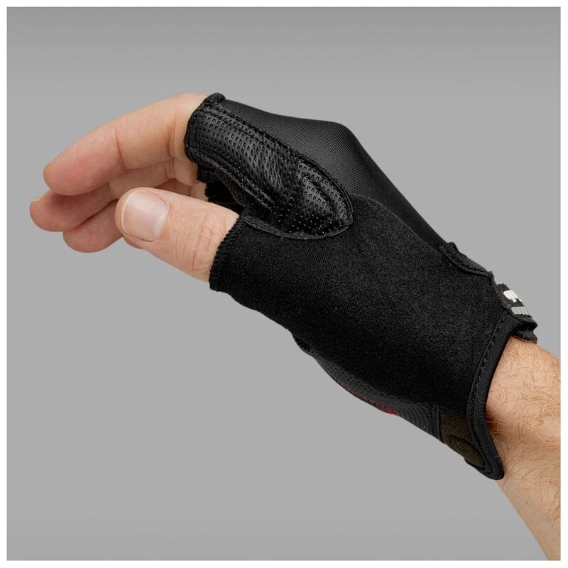 Gripgrab ProGel Padded Summer Fingerless Gloves Black Sportpursuit