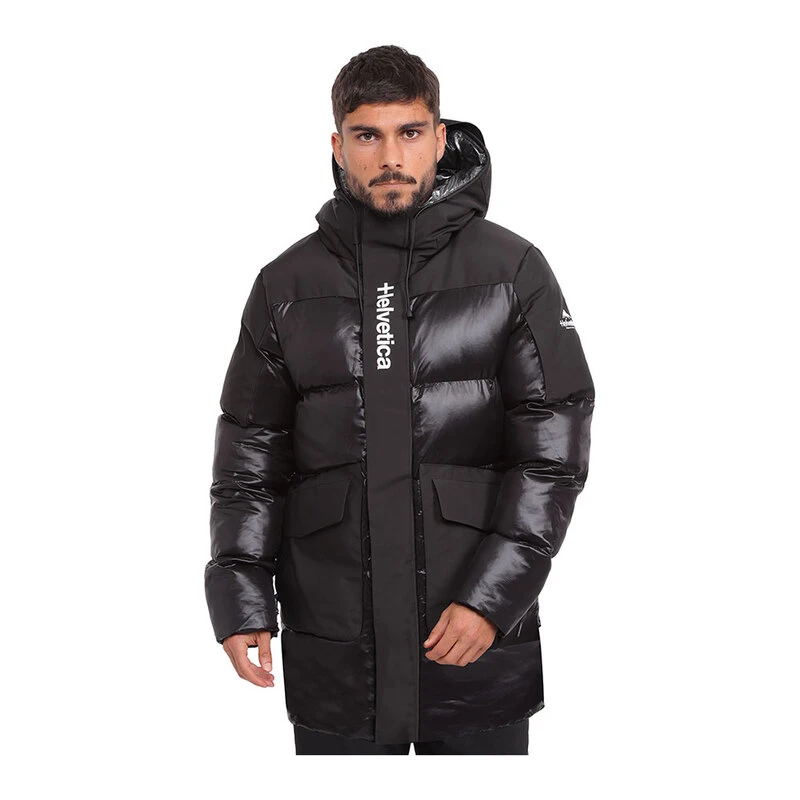 HELVETICA Mens Chamois Jacket (Black/White) | Sportpursuit.com