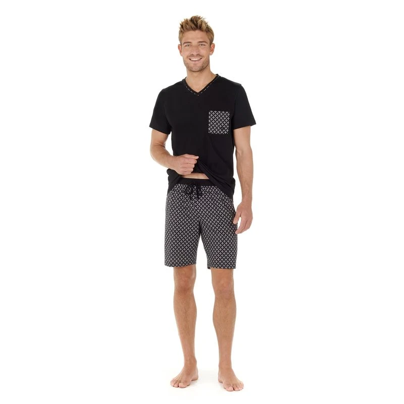 HOM Mens Vince Pyjamas Black Sportpursuit