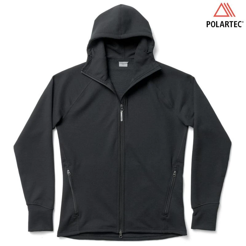 Houdini Mens Mono Air Houdi Fleece Jacket (True Black
