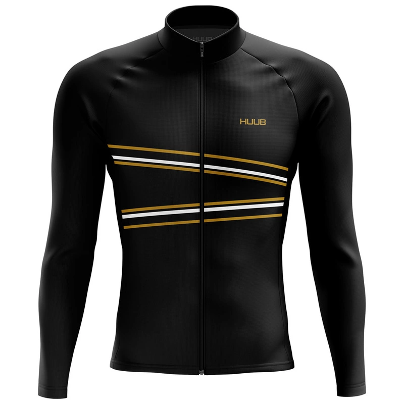 HUUB Mens CC Long Sleeve Thermal Cycling Jersey (Black) Sportpursuit