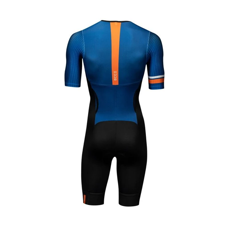 HUUB Mens Mittsu Club Aero Tri Suit (Navy/Orange
