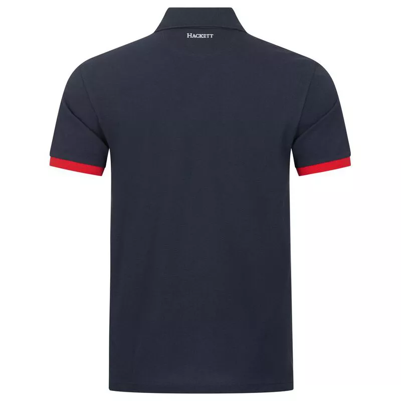 Hackett Mens England Polo Shirt (Navy) | Sportpursuit.com