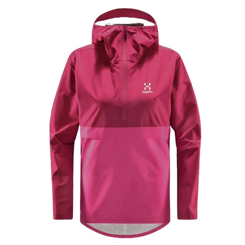 Haglofs Womens Spira Anorak Jacket Ultra Pink Deep Pink Sportpursu